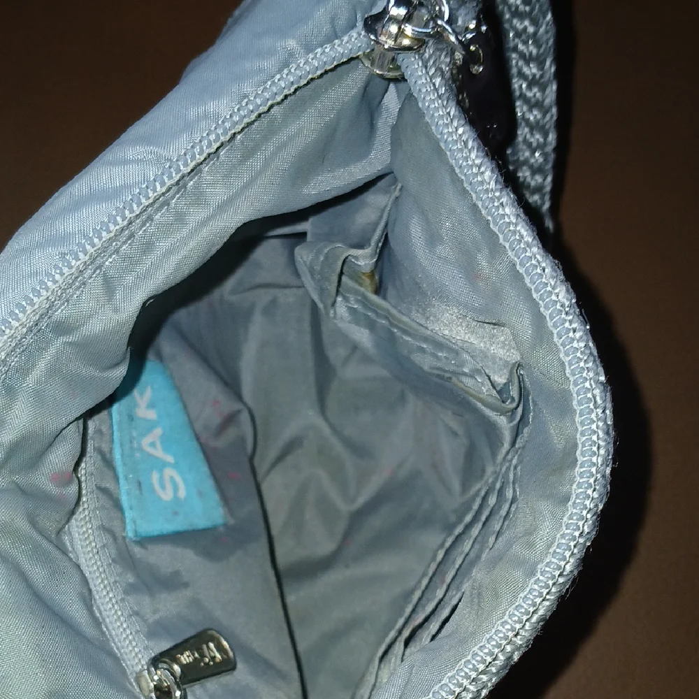 The Sak Gray Crochet Crossbody Bag - Picture 6 of 7